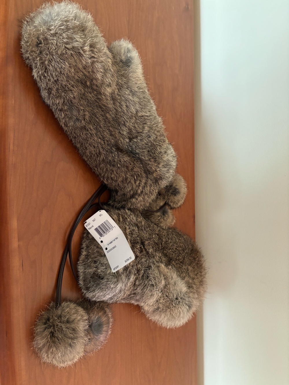 Coach Rabbit Mittens Size M/L - Picture 11 of 14